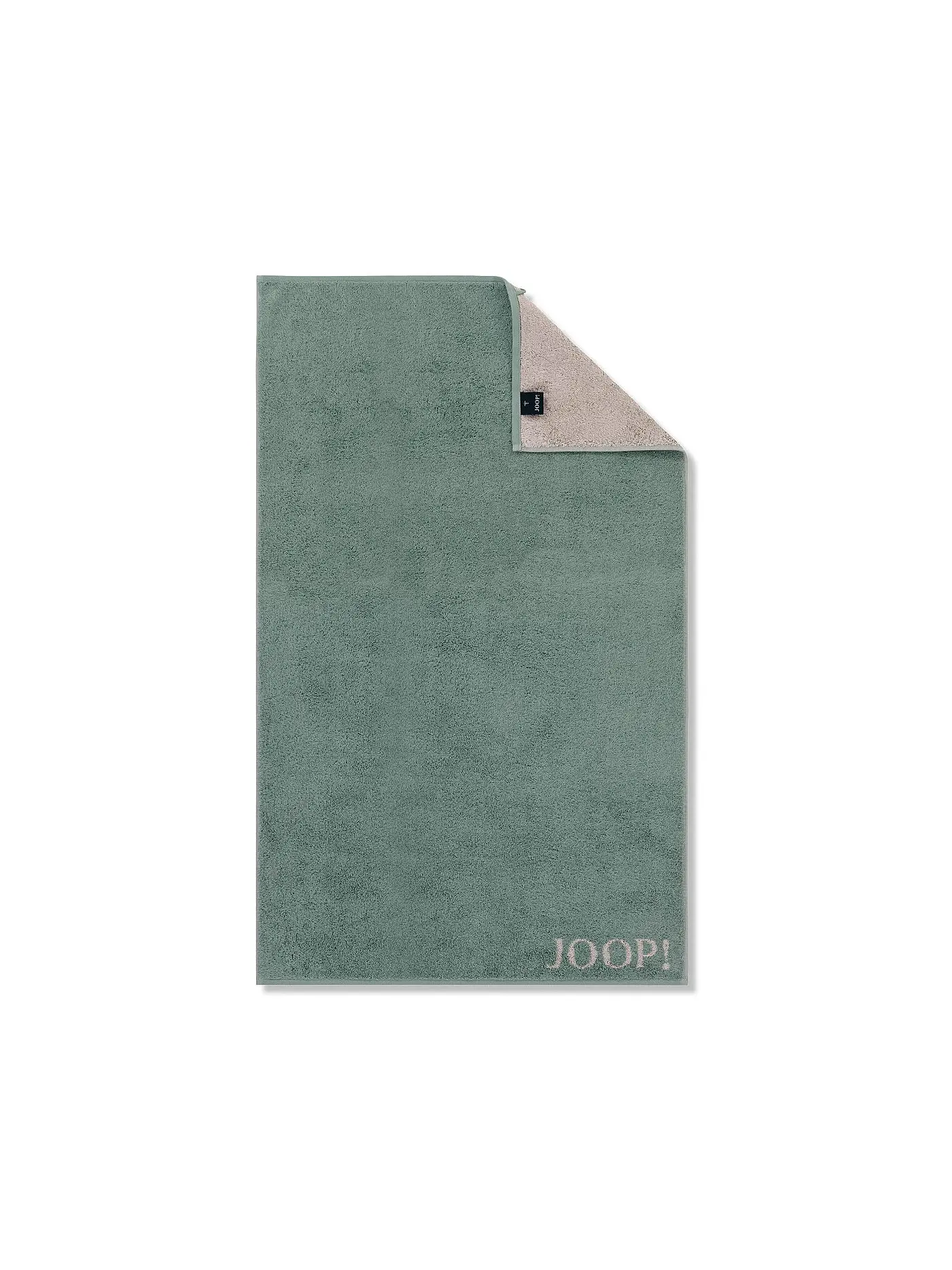 JOOP | Gästetuch Doubleface 30x50cm Navy | hellgrün